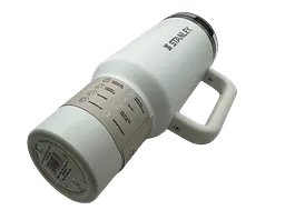 Термос термочашка Stanley Quencher ProTour Flip Straw Tumbler з нержавіючої сталі White 1,18 л KT7001989 - мініатюра 5