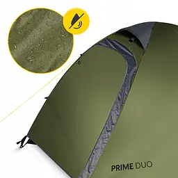 Намет туристичний Mountain Goat Prime Duo 2-місний Olive (P-5905973406567) - мініатюра 11