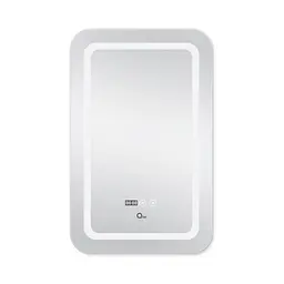Дзеркало Qtap Mideya з антизапотіванням (DC-F911) 500x800 QT2078F911W, Білий - мініатюра 4