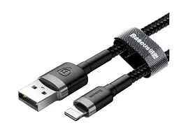 Кабель Baseus USB to Lightning 1.2m Black (CALYW-01) - мініатюра 2