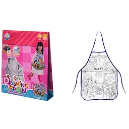 Дитячий набір для творчості "Drawing Apron" Bambi Z185-10G, фломастери змиваються водою