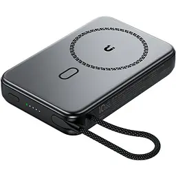 Універсальна мобільна батарея Acefast Magnetic Wireless 10000mAh 22.5W PD, QC 3.0 USB-C In/Out, QI 15W M24 Металево-Сірий - мініатюра 3