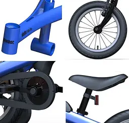 Велосипед Ninebot Kids Bike 16'' для хлопчиків блакитний - мініатюра 3