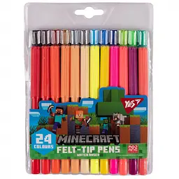 Фломастери Yes Minecraft 24 кольори 650554
