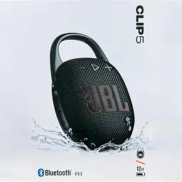 Акустична система JBL Clip 5 Black (JBLCLIP5BLK) - мініатюра 7