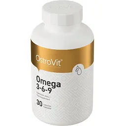Жирні кислоти OstroVit Omega 3-6-9, 30 капсул  - мініатюра 2