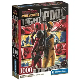Пазл Marvel Дедпул та Росомаха - 1000 шт. Clementoni 37050