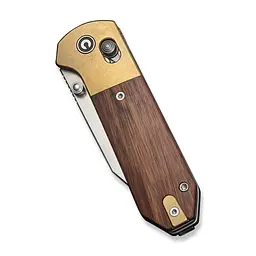 Ніж складаний кишеньковий Civivi Yonder Clip Point (7.3 см) 14C28N / Wood and Brass натуральний - мініатюра 4