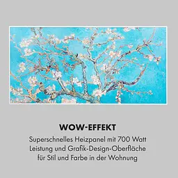 Інфрачервоний обігрівач Klarstein Wonderwall Air Art Smart (10035127) - мініатюра 9