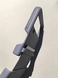 Чохол шкіряний оригінальний Leather Cover EF-VF721LLEGUA для Samsung Galaxy Z Flip4 Lavender - мініатюра 6