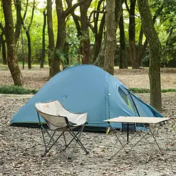 Крісло складане Naturehike NH20JJ022 600D Oxford Cotton / сталь, чорний - мініатюра 5