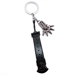 Брелок Нієр: Автомата Чорний меч і Емблема NieR: Automata Black Sword & Emblem 12 см CH NA BL 12