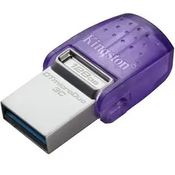 USB флеш накопичувач Kingston 128GB DataTraveler microDuo 3C USB 3.2/Type C (DTDUO3CG3/128GB) - мініатюра 2