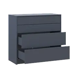 Комод Doros Дейл Графіт 4Ш 90х41х85 (41516236) - мініатюра 6