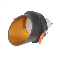 Точковий світильник Brille HDL-DS 179 MR16 BK/G 36-378