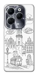 TPU чохол Demsky Lviv spirit для Infinix Hot 40