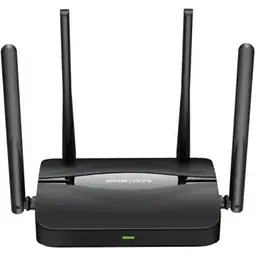 Роутер Mercusys MR25BE, Black, WiFi 7 (5GHz до 2880 MB/s / 2.4GHz до 688 MB/s), 3xGLan, 1xGWan, MLO, 4 зовнішніх антен
