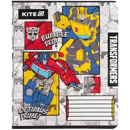 Зошит Kite Transformers, 12 аркушів, клітинка (TF25-232), в асортименті - мініатюра 8