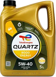 Моторна олива Total Quartz 9000 Energy 5W-40 5 л – синтетика для бензинових і дизельних двигунів з турбіною та без