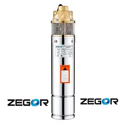 Насос глибинний вихровий Zegor 4SKM100A без пульта 20 м кабеля 30412 - мініатюра 2