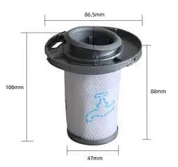 Фільтр для бездротового пилососу Rowenta X-FORCE FLEX 8.60, RH9690WO, RH9638WO, RH6837WO, RH9611WO, ZR009006 - мініатюра 5
