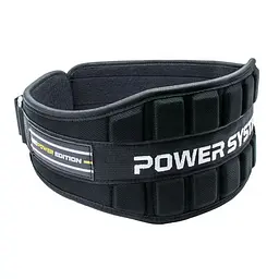 Пояс для важкої атлетики Power System PS-3230, Black/Yellow - XL