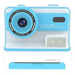 Дитяча фотокамера моментальним друку D101 Blue