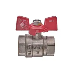 Кран кульовий Nolf classic 3/4" прямий NFC.711-08 (NF3132) - мініатюра 2