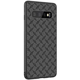Чохол-книжка Nillkin Synthetic Fiber Case Samsung Galaxy S10+ Black - мініатюра 3