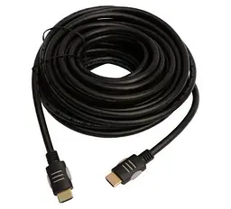Кабель HDMI (M) – HDMI (M), 7.5 м, чорний, Tecro, V1.4 (HD 07-50)
