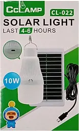Ліхтар акумуляторна лампа CcLamp CL-022 LED сонячна панель 10 Вт - мініатюра 8