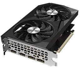 Відеокарта GeForce RTX 3050, Gigabyte, WINDFORCE V2, 8Gb GDDR6, 128-bit, 2xHDMI/2xDP, 1777/14000 MHz, 8-pin (GV-N3050WF2V2-8GD) - мініатюра 2