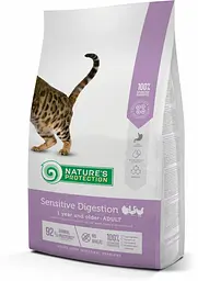 Сухий корм для дорослих котів з чутливим травленням Nature's Protection Sensitive Digestion, 7 кг