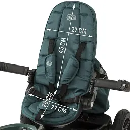 Триколісний велосипед Kinderkraft Easytwist Midnight Green (KKRETWIGRE0000) - мініатюра 9