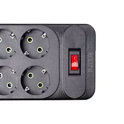 Мережевий фільтр-подовжувач POWER 6 розеток 6 USB 3 метри Yiwu HP-5-15 - мініатюра 16