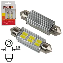 Лампа PULSO/софітні/LED SV8.5/T11x41mm/6 SMD-5730/9-18v/130Lm