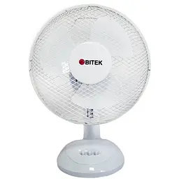 Настільний вентилятор Bitek 9" Table Fan маленький побутовий вентилятор для дому (вінтілятор) (ST)