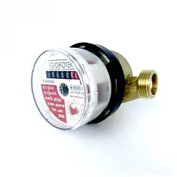 Лічильник гарячої води Gidrotek E-T 1,6U 1/2″ зі штуцером (110мм) - мініатюра 3