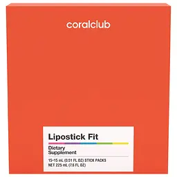 Ліпостік Фіт курс Корал Клаб, 15 стік-пакетів по 15 мл | Lipostick Fit Coral Club
