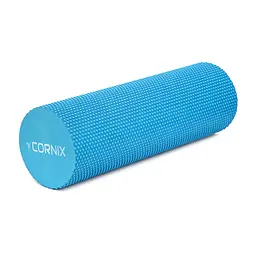 Масажний ролик Cornix EVA+ 45 x 15 см (валик, ролер) XR-0306 Blue - мініатюра 5