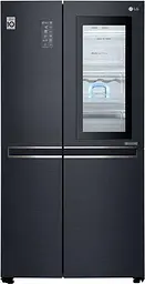 Холодильник SBS LG GC-Q247CBDC 179х74х91см 2 двері холодильне відділення 406 л морозильне відділення 220 л A+ NF Чорний мат. (GC-Q247CBDC) - мініатюра 2