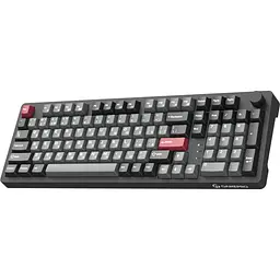 Клавіатура GamePro Asgard Drakkar Keychron Super Red Switch Wireless/Bluetooth/USB UA Black (MK305BK) - мініатюра 3