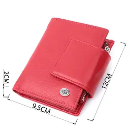 Жіночий гаманець вертикального формату із натуральної шкіри ST Leather 22704 червоний - мініатюра 3