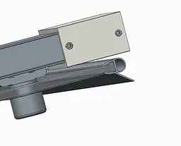 Двері в нішу Koer SR SD05-140x200-TR-01 прозоре скло Easy Clean 6 мм, хром KR5406, універсальні, прозорий, хром - мініатюра 2