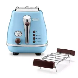 Тостер Delonghi CTOV 2103 AZ Icona Vintage - мініатюра 2