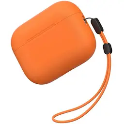 Силіконовий футляр BlueO Liquid silicone для навушників Airpods Pro 3 Orange