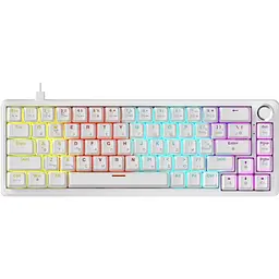 Клавіатура Ajazz AK690 Peach Mist Switch біла (AK690-PM-W) [175705]