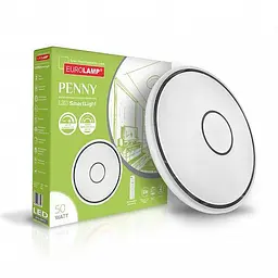 Уцінка. Cвітильник стельовий світлодіодний Eurolamp Smart light Penny (LED-SL-50W-T19)  - мініатюра 2