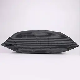 Набір подушок MirSon №0111 Сolor Fun Line Stripe Black Thinsulate 2 шт. чорний (2200011158303) - мініатюра 3