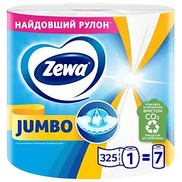 Паперові рушники Zewa Jumbo 1 рулон 325 відривів (7322541191706)
